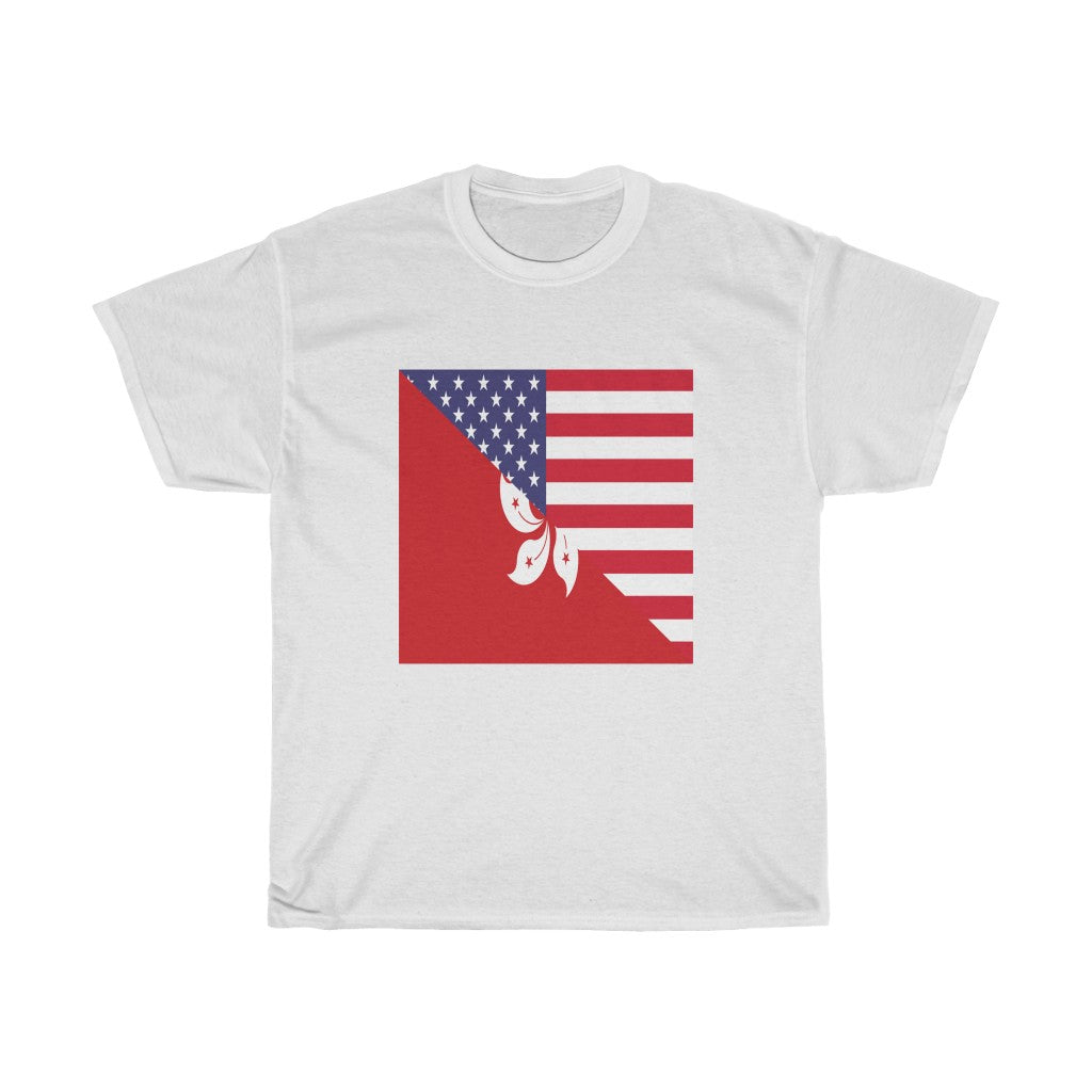 Hong Kong American Flag Tee | Unisex Kongers USA Shirt