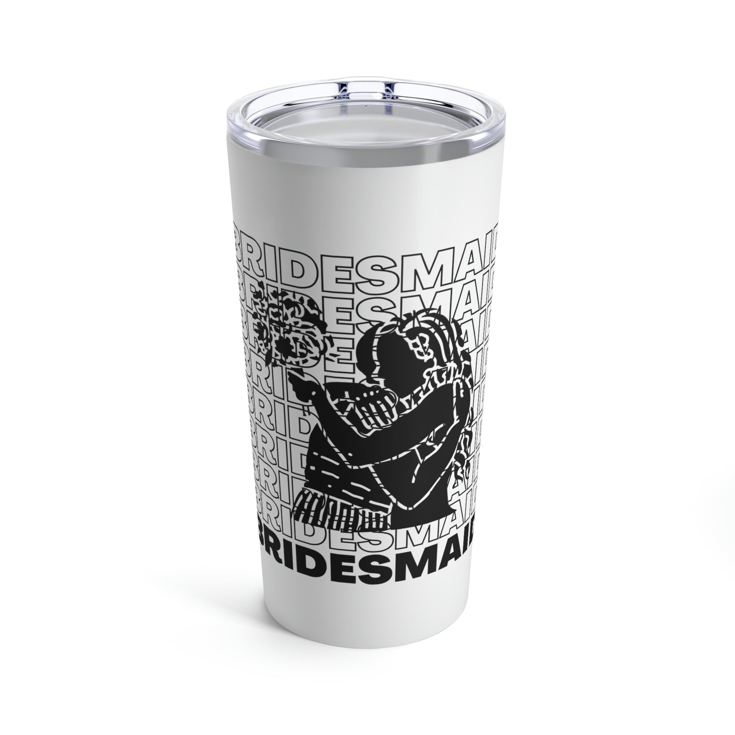 Bridesmaids Bridal Shower Bachelorette Gift Tumbler 20oz Beverage Container