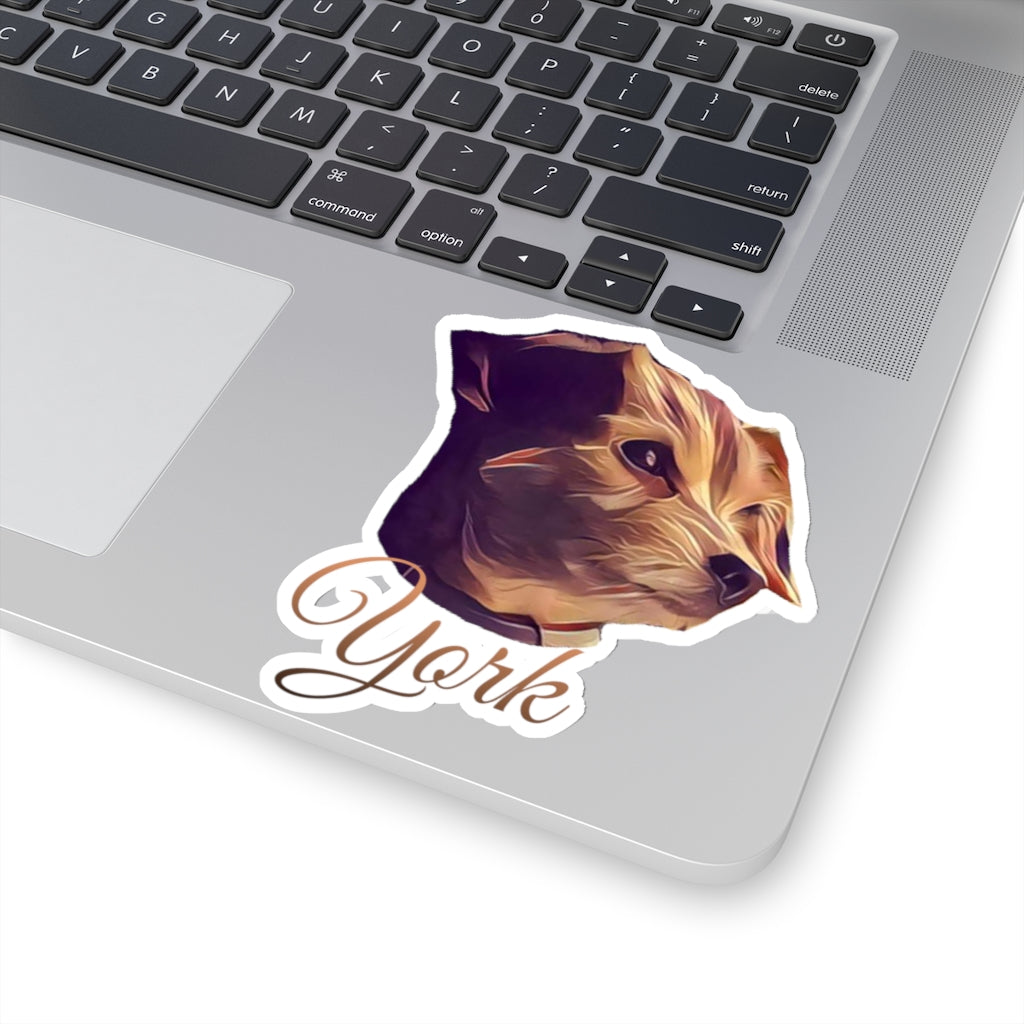 York Sticker | Yorkie Mix Dog Puppy Sticker