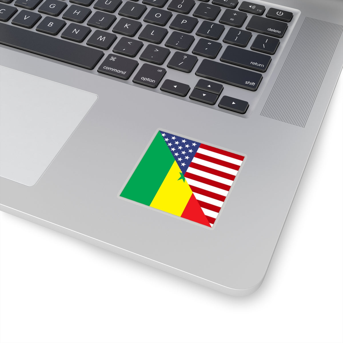 Senegal USA Flag Sticker | Senegalese American Stickers