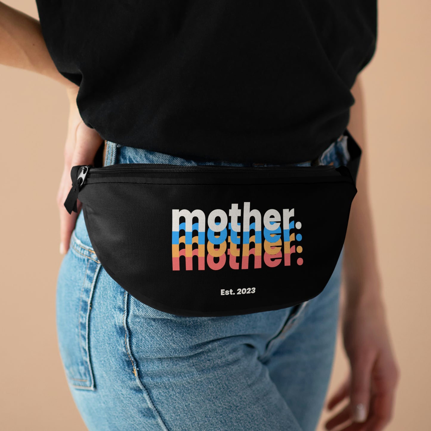 Mother Est 2023 Mothers Day Gift for MOM 3 Fanny Pack | Waist Bag