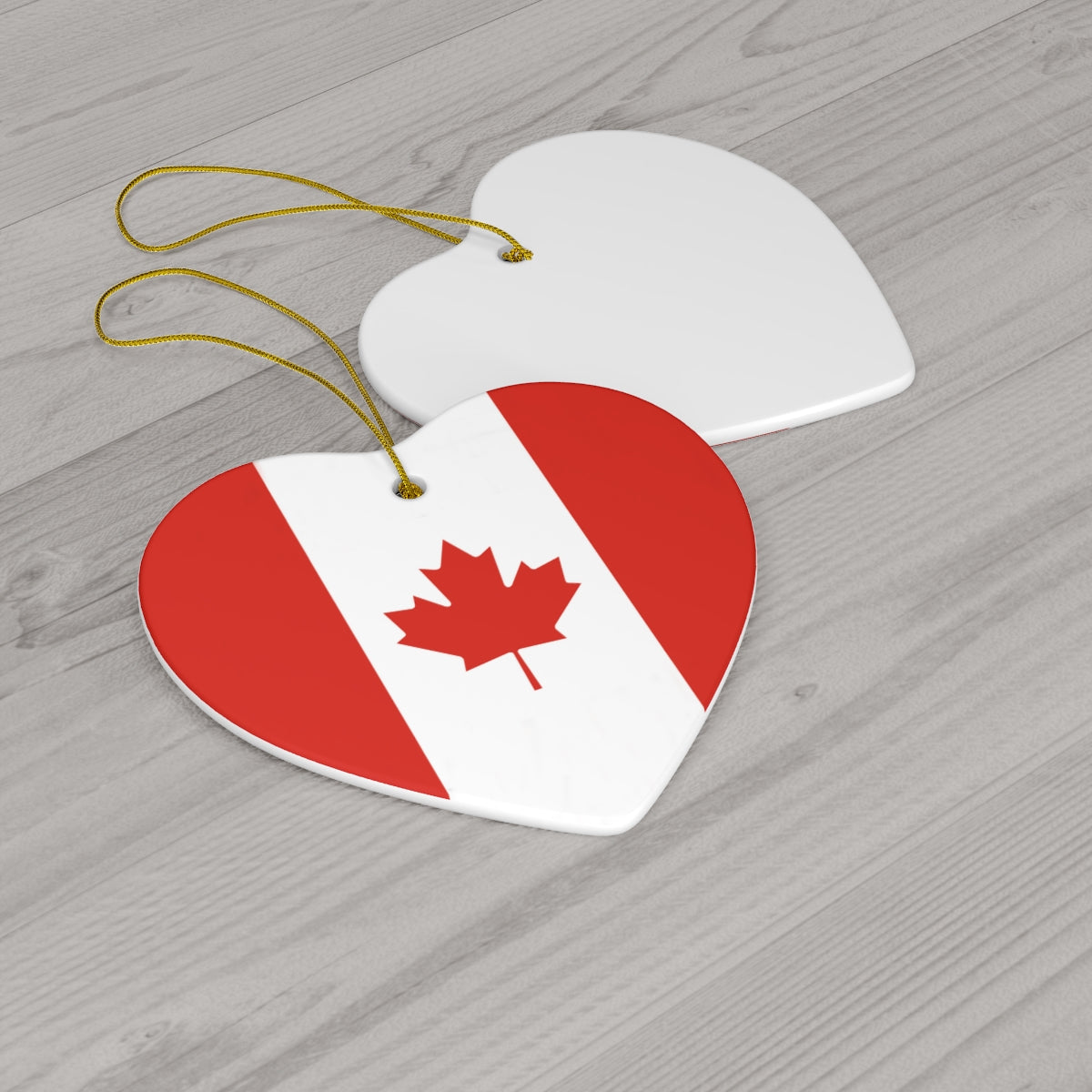 Canada Flag Ceramic Ornaments | Canadian Christmas Tree