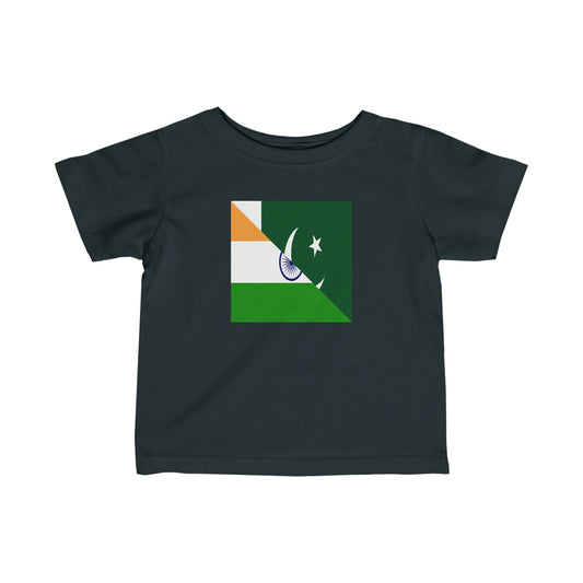 Infant Pakistani Indian Flag Pakistan India Toddler Tee Shirt