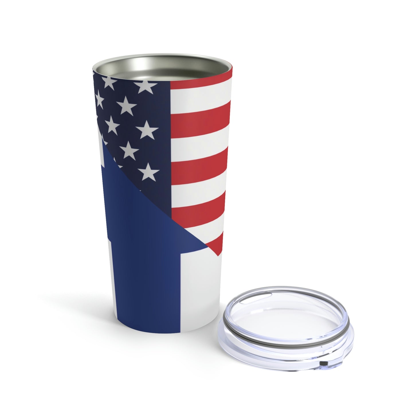 Finnish American Flag Finland USA Tumbler 20oz