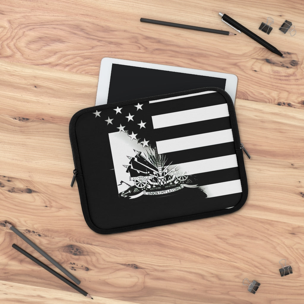 B&W Haitian-American Laptop Sleeve