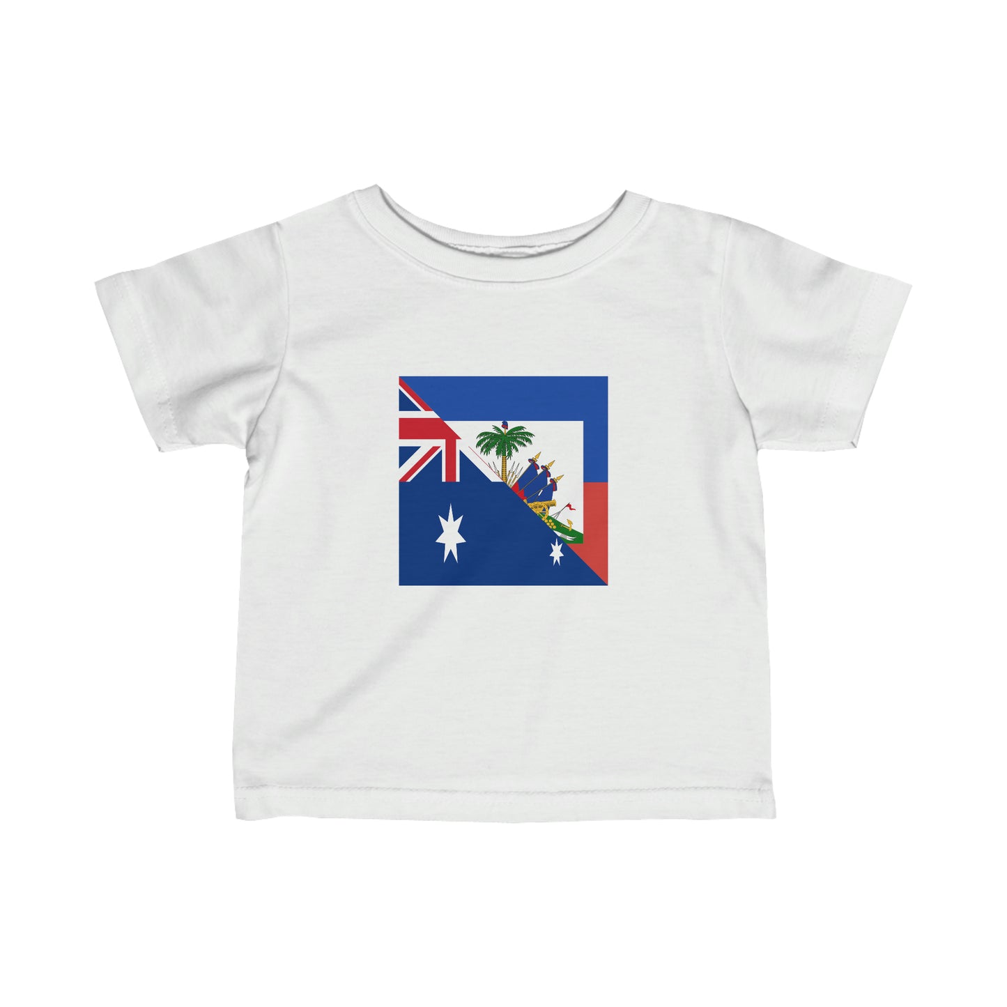 Infant Australian Haitian Flag Australia Haiti Toddler Tee Shirt