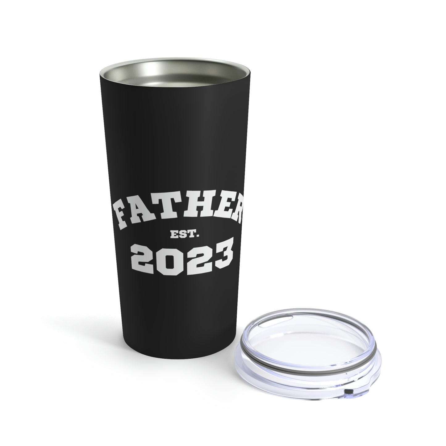 Father Est 2023 Fathers Day Gift for Dad 4 Tumbler 20oz Beverage Container