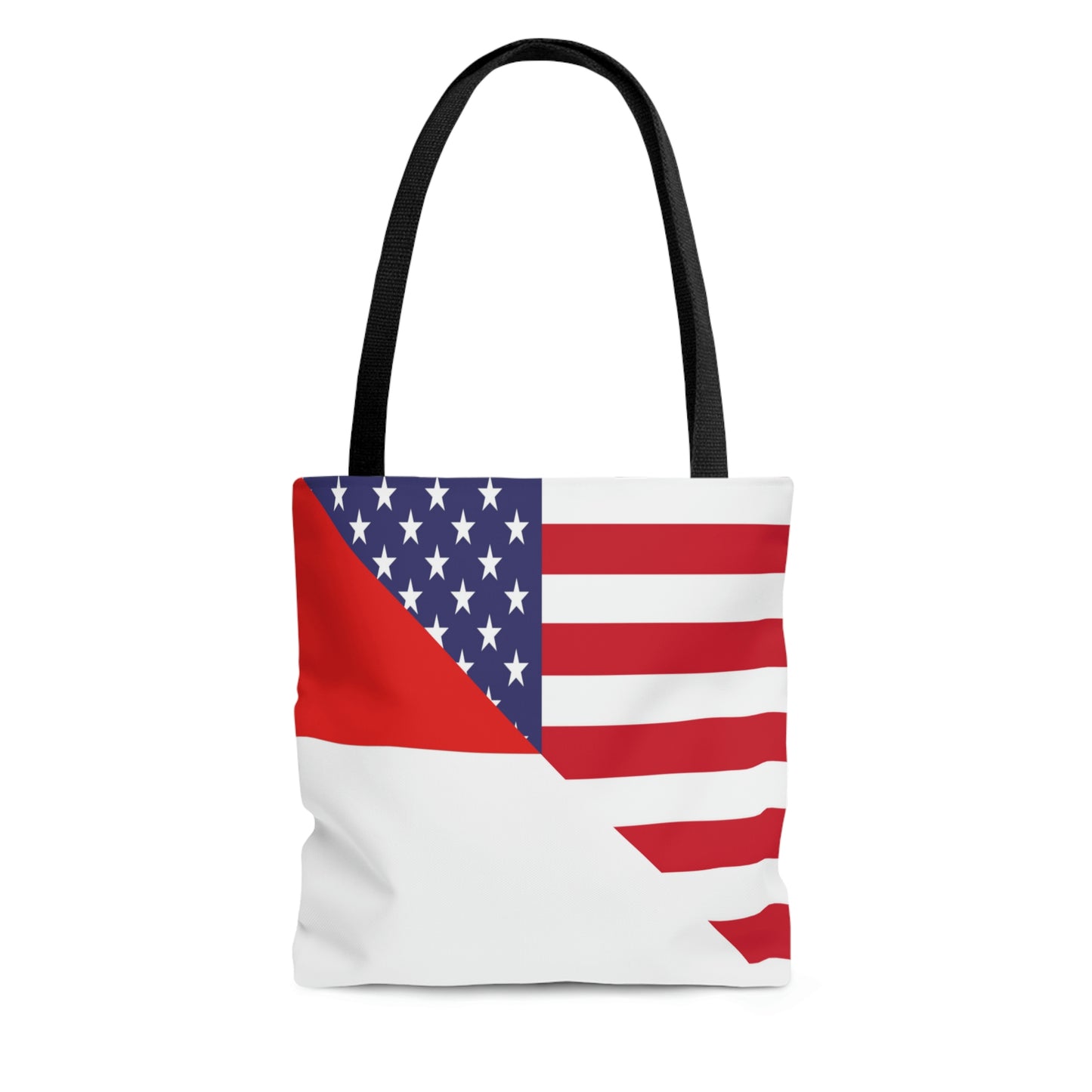 Indonesian American Flag Indonesia USA Tote Bag | Shoulder Bag