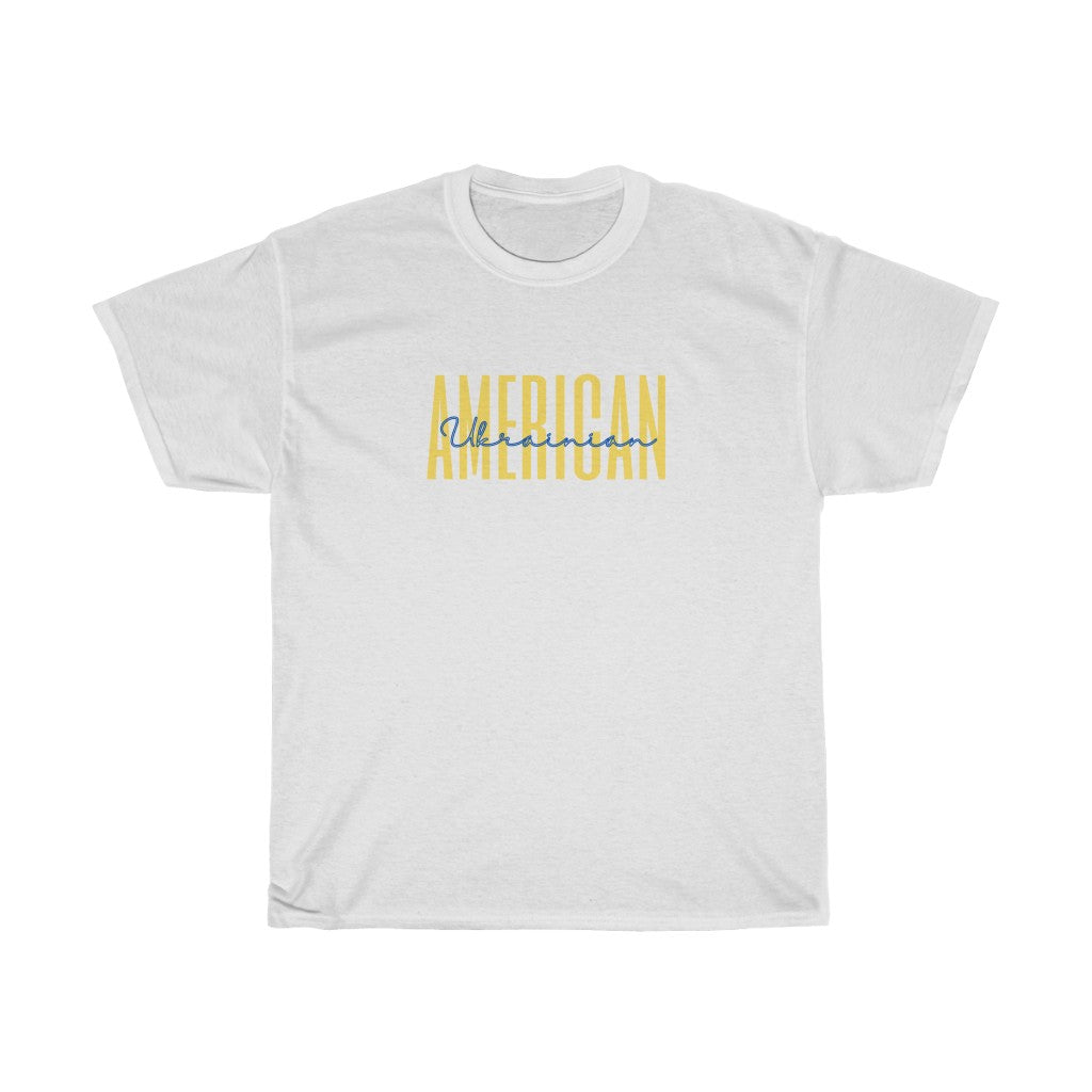 Ukraine America Flag T Shirt 2 | USA Ukrainian American Tee