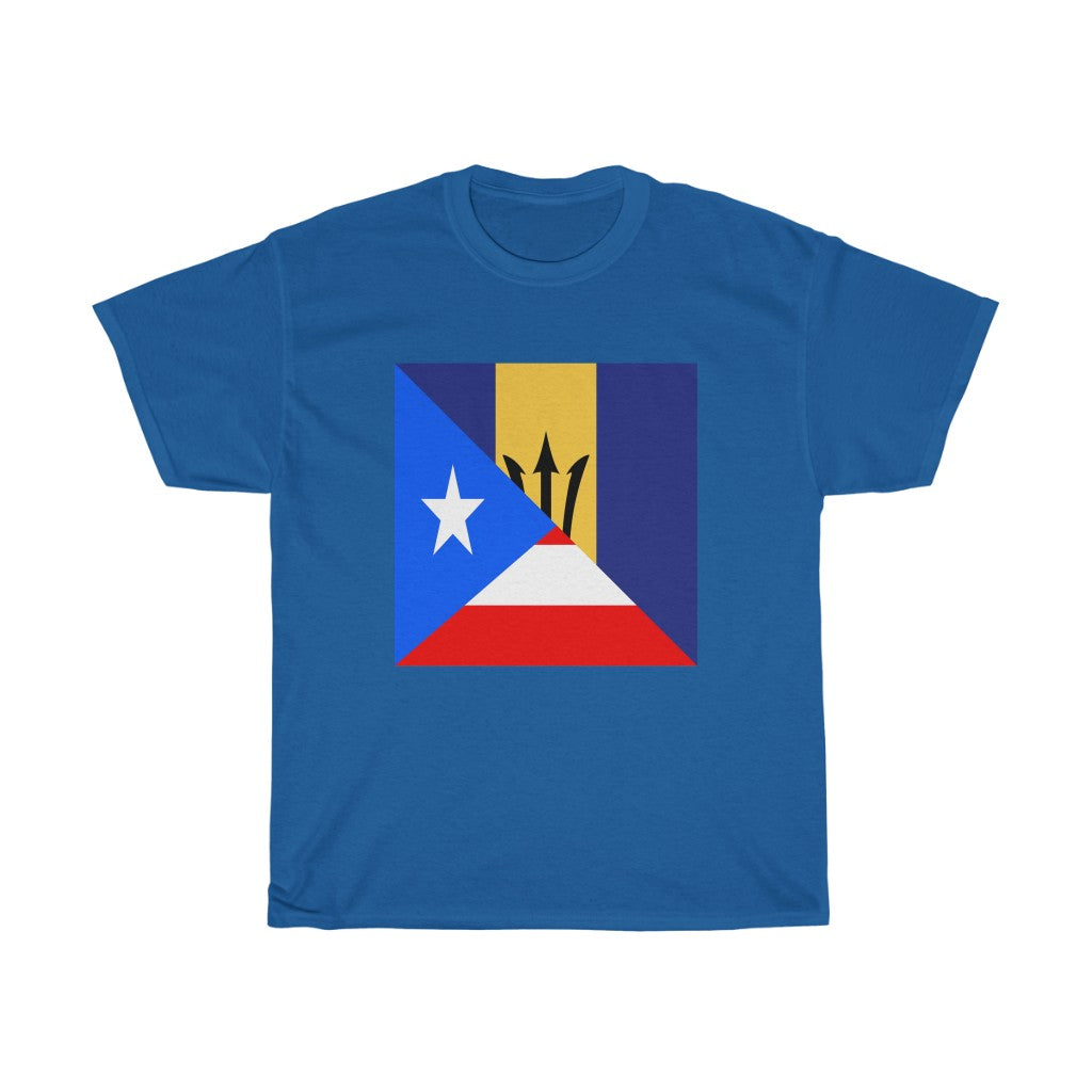 Puerto Rico Barbados Flag Shirt | PR Bajan Tee