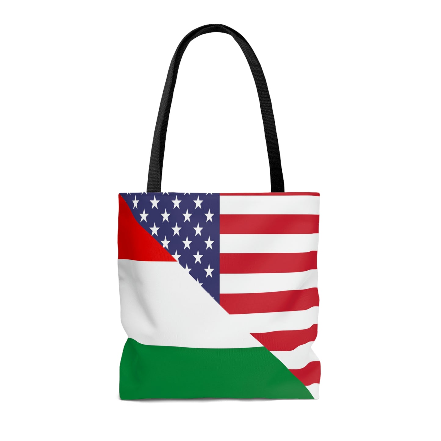 Hungarian American Flag Hungary USA Tote Bag | Shoulder Bag