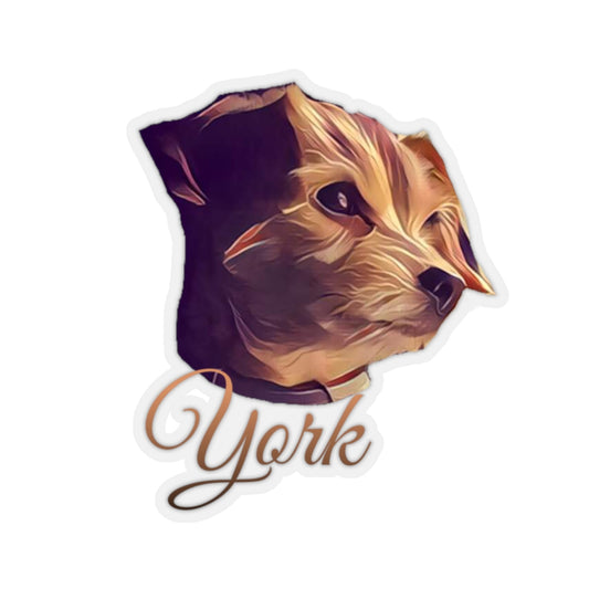 York Sticker | Yorkie Mix Dog Puppy Sticker