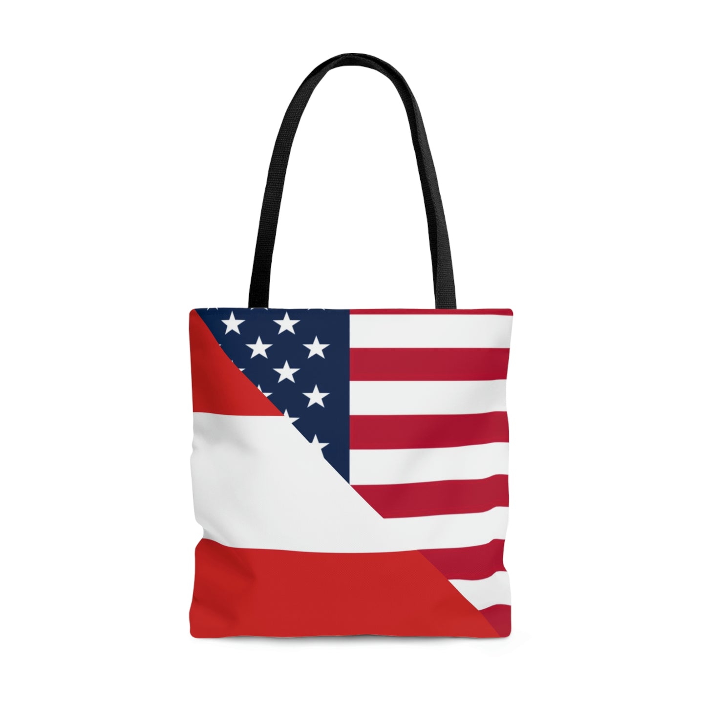 Austrian American Flag Austria USA Tote Bag | Shoulder Bag