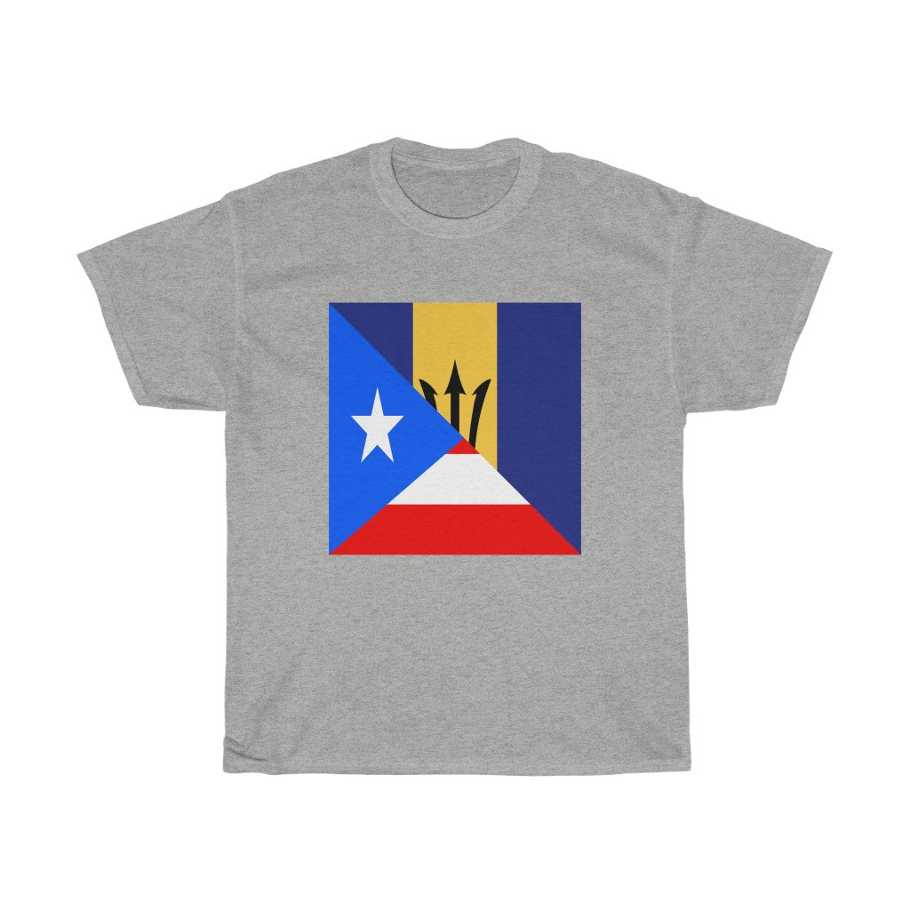 Puerto Rico Barbados Flag Shirt | PR Bajan Tee