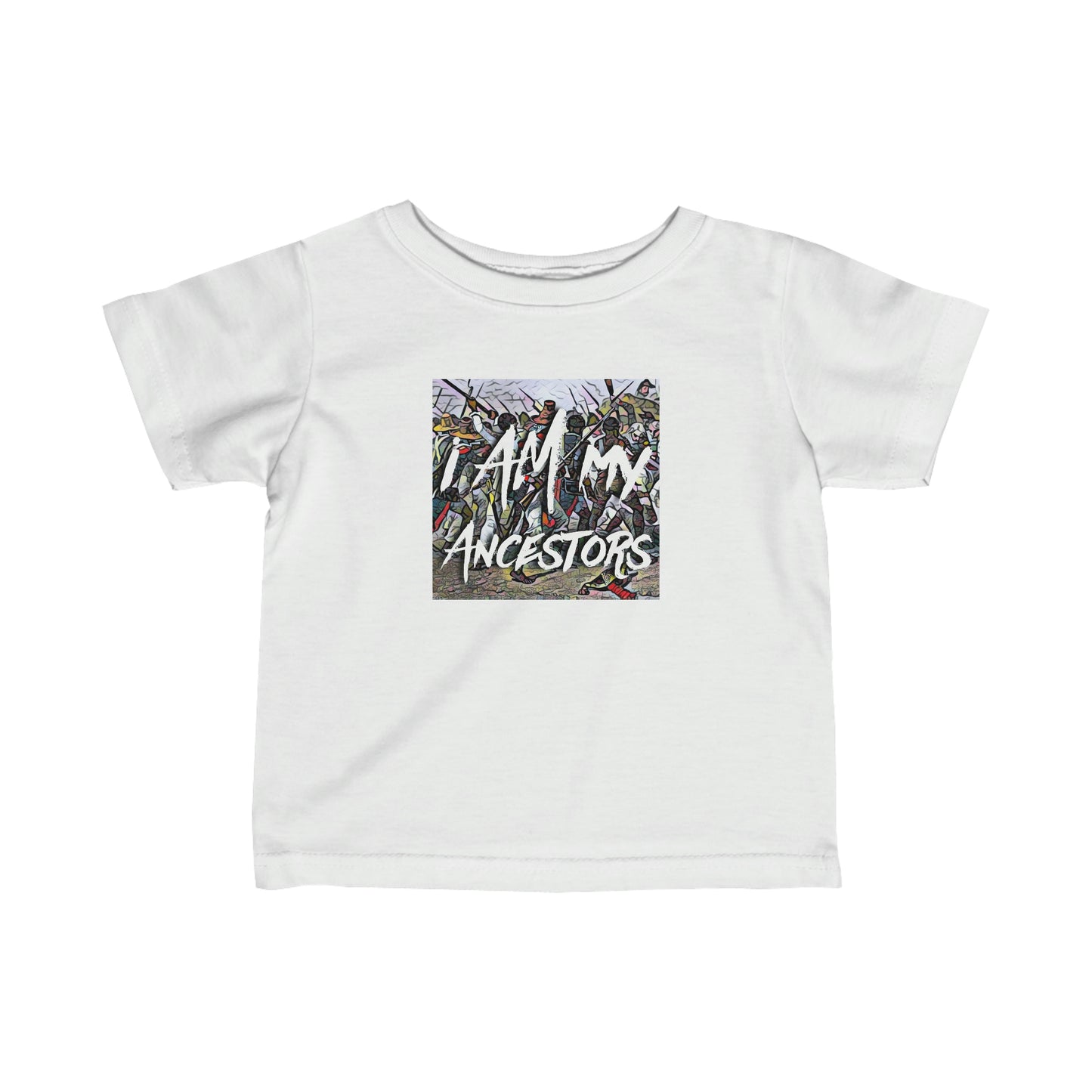 Infant I Am My Ancestors Painting | Represent the Past in the Present Toddler Tee Shirt