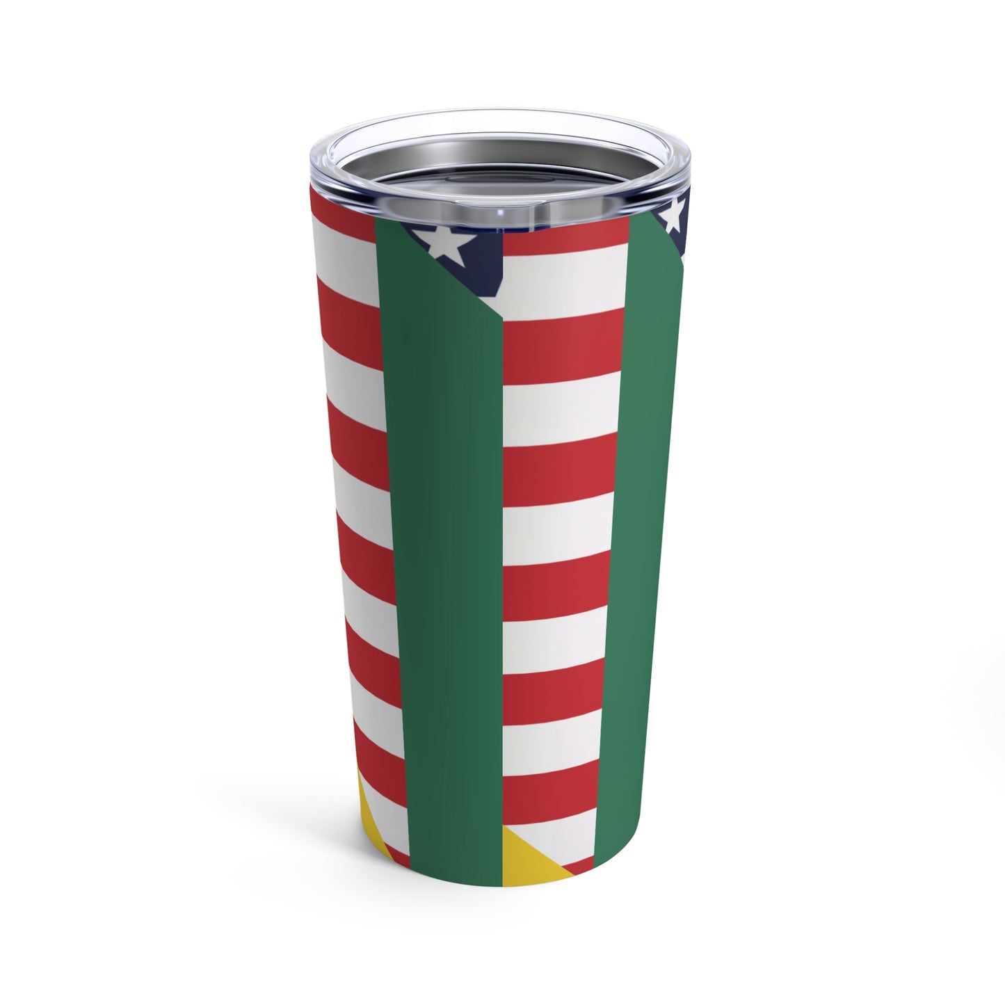 Cameroon American Flag Cameroonian USA Tumbler 20oz