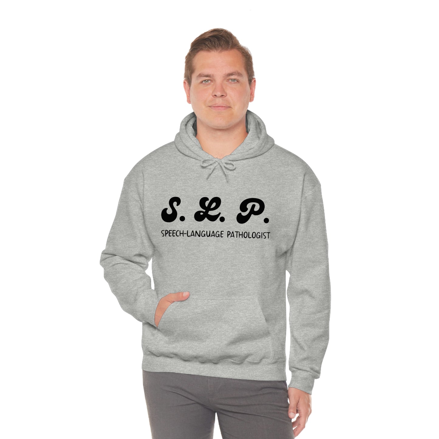 SLP Hoodie | Unisex SLP Speech Language Pathologist Hooded Sweatshirt