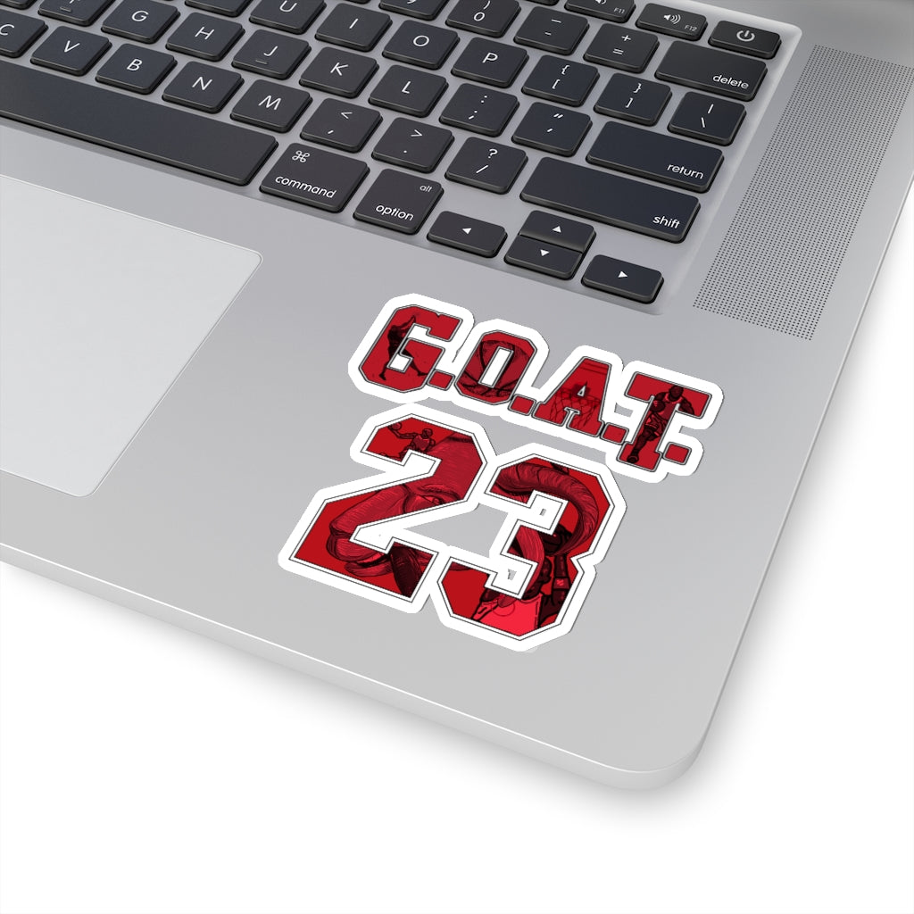 G.O.A.T. 23 Sticker | Chicago GOAT Basketball Champion Accessory