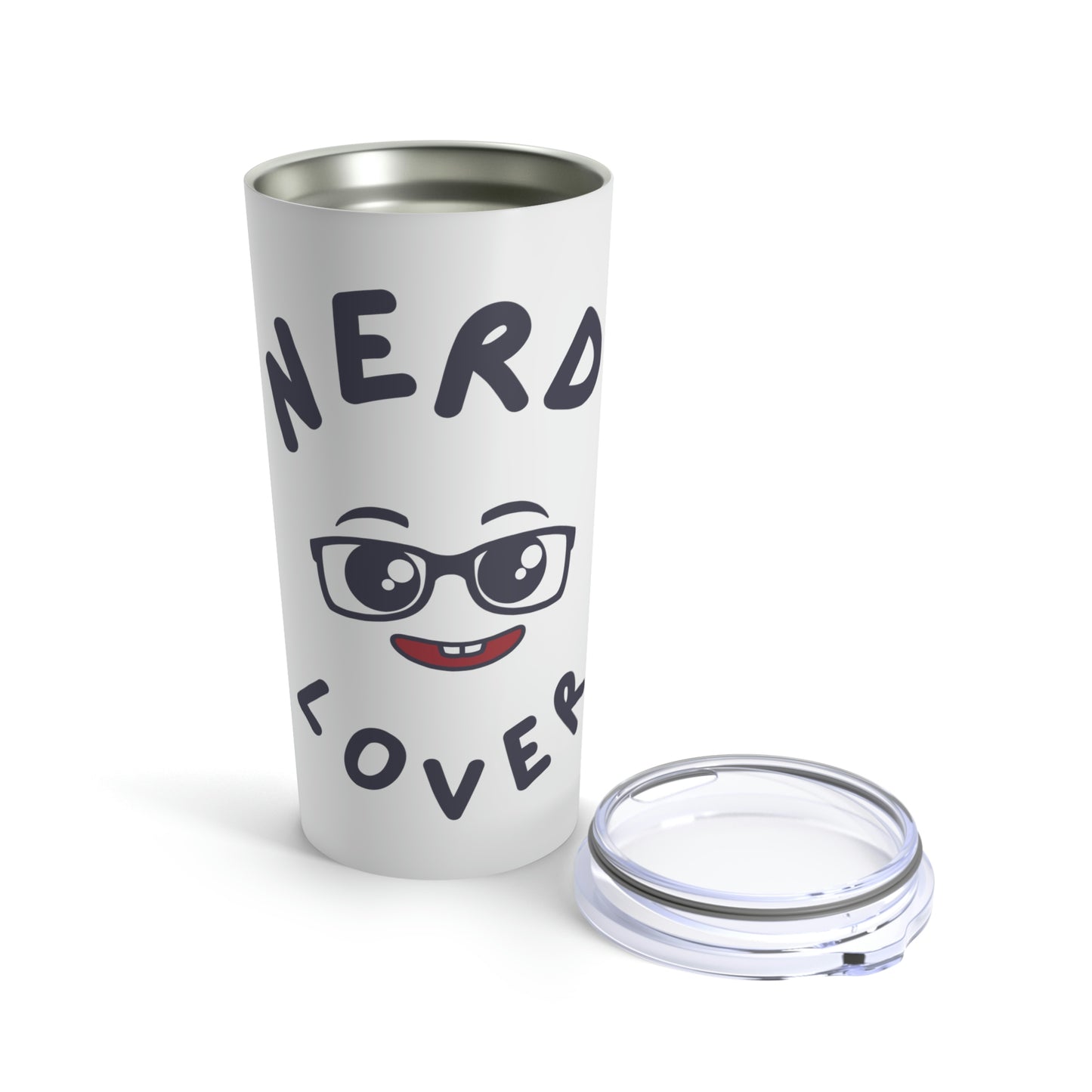 Nerd Lover Geek Love Book Worm Tumbler 20oz Beverage Container