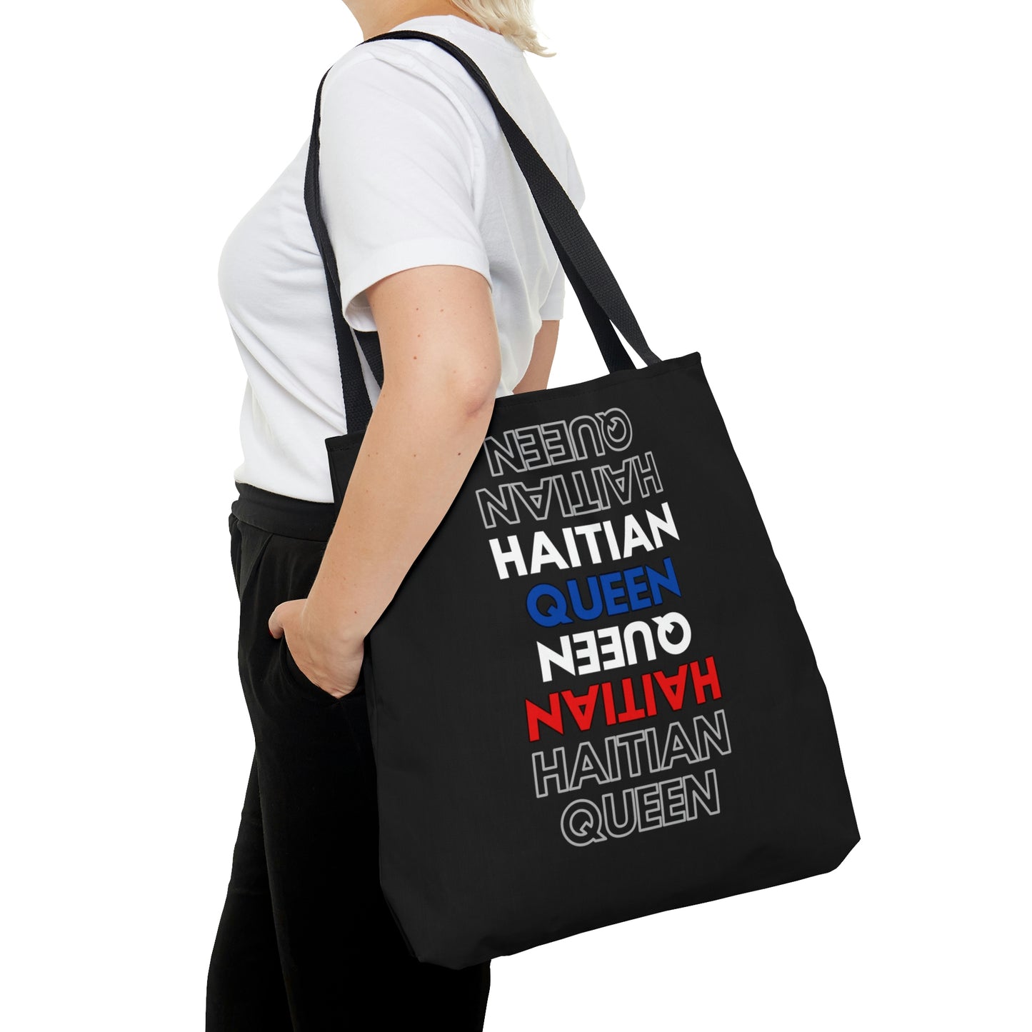 Haitian Queen Text | Haiti Tote Bag | Shoulder Bag