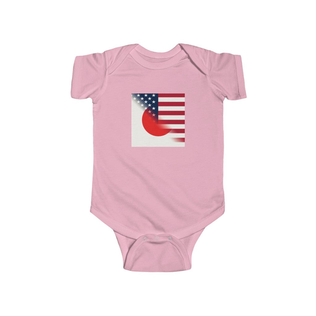 Baby Japan America Flag | USA Half Japanese Boy Girl