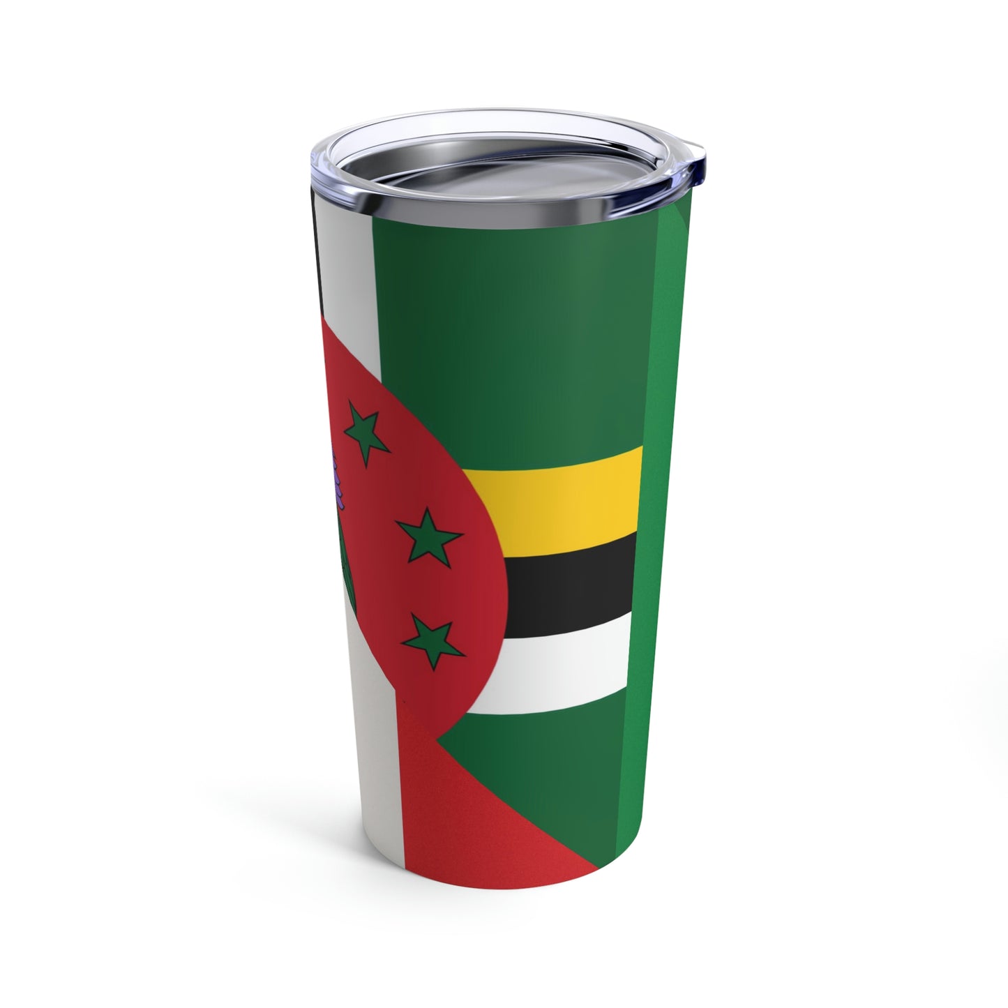 Italy Dominica Flag Half Italian Dominican Tumbler 20oz