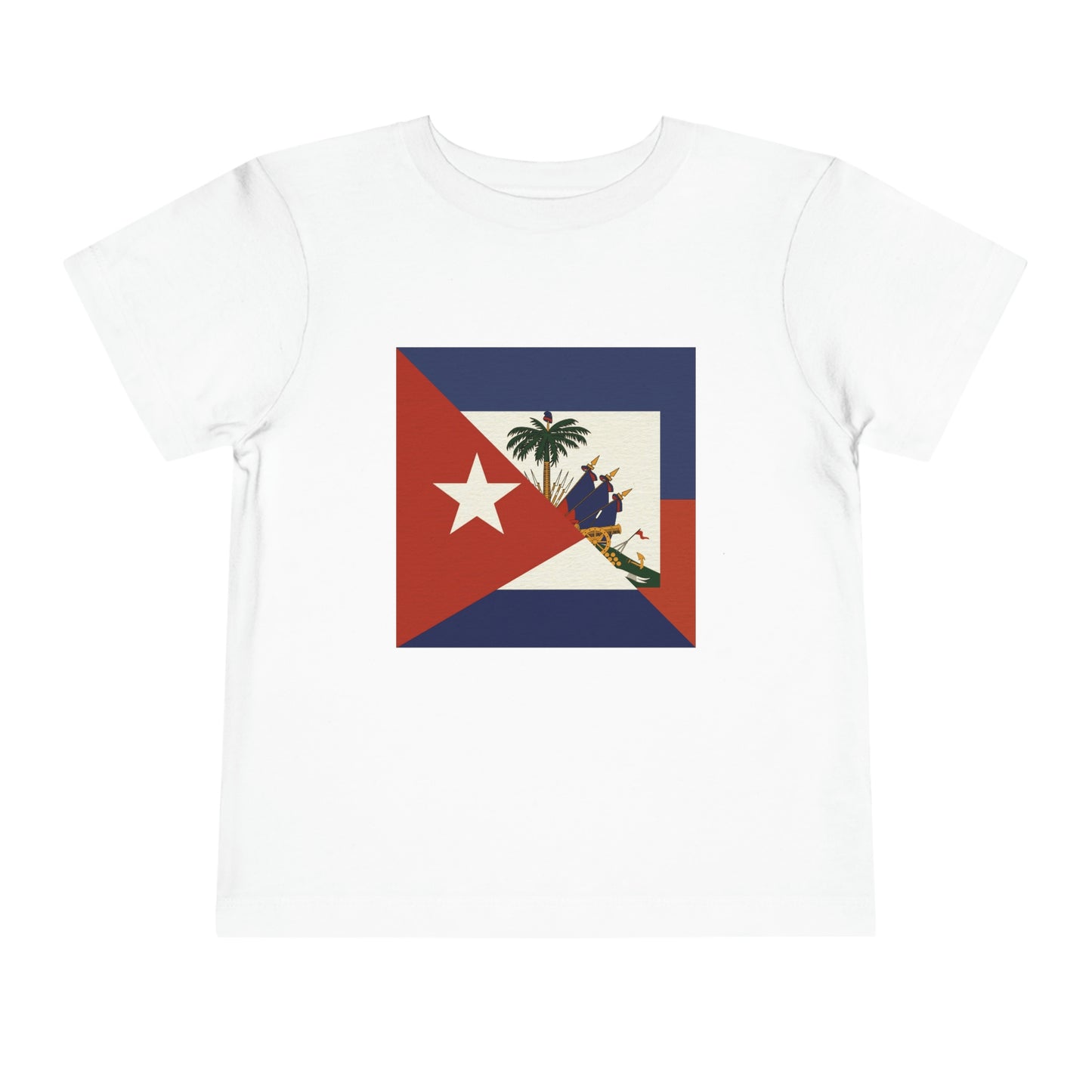 Haitian Cuban Toddler Short Sleeve Tee | Haiti Cuba Ships from USA