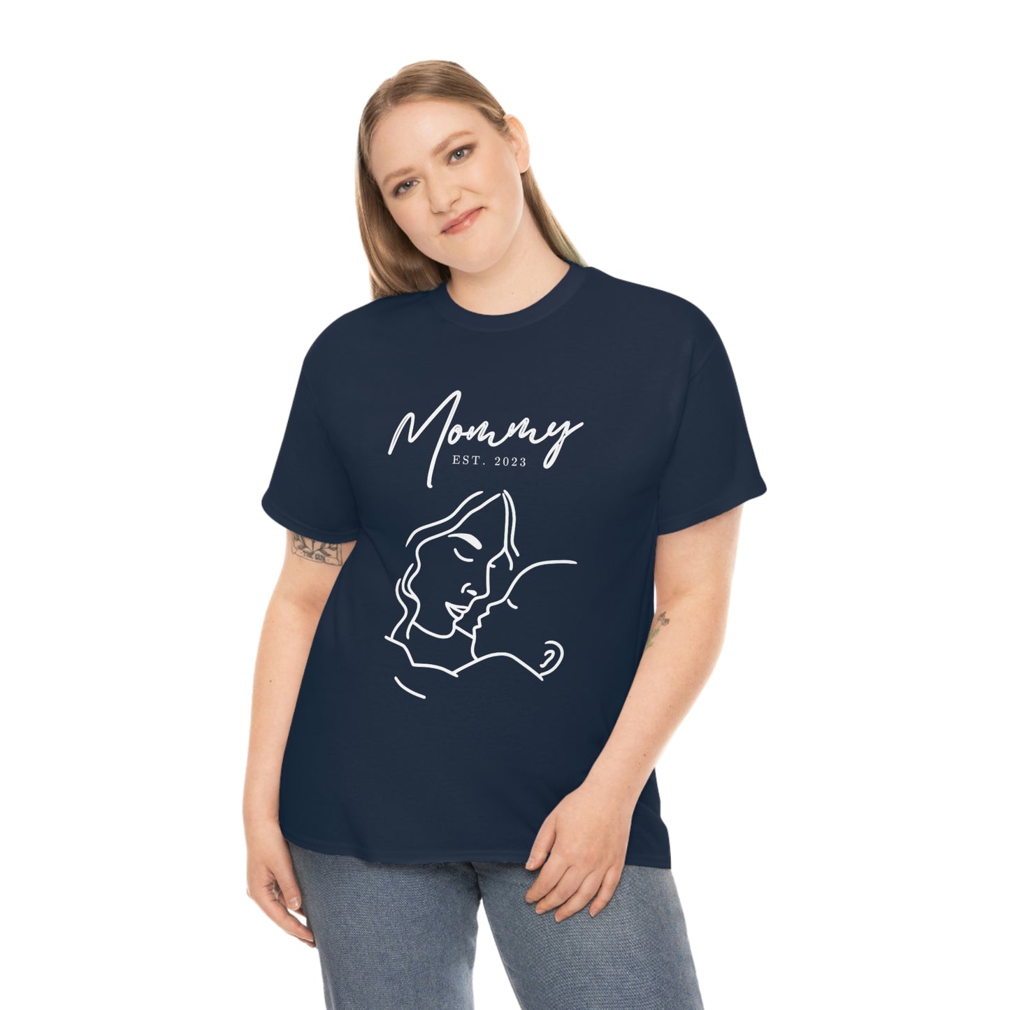 Mother Est 2023 Baby Mothers Day Gift for MOM  T-Shirt | Unisex Tee Shirt