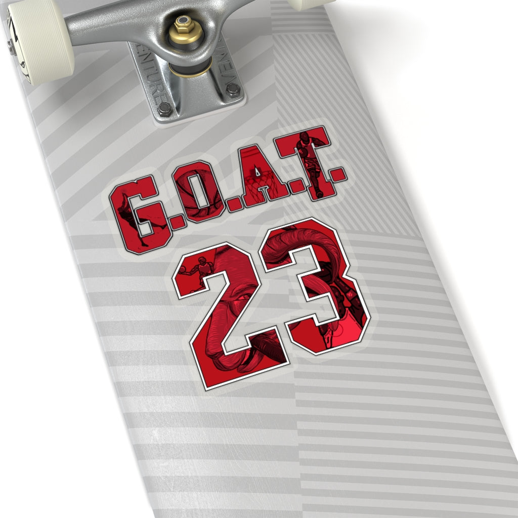 G.O.A.T. 23 Sticker | Chicago GOAT Basketball Champion Accessory