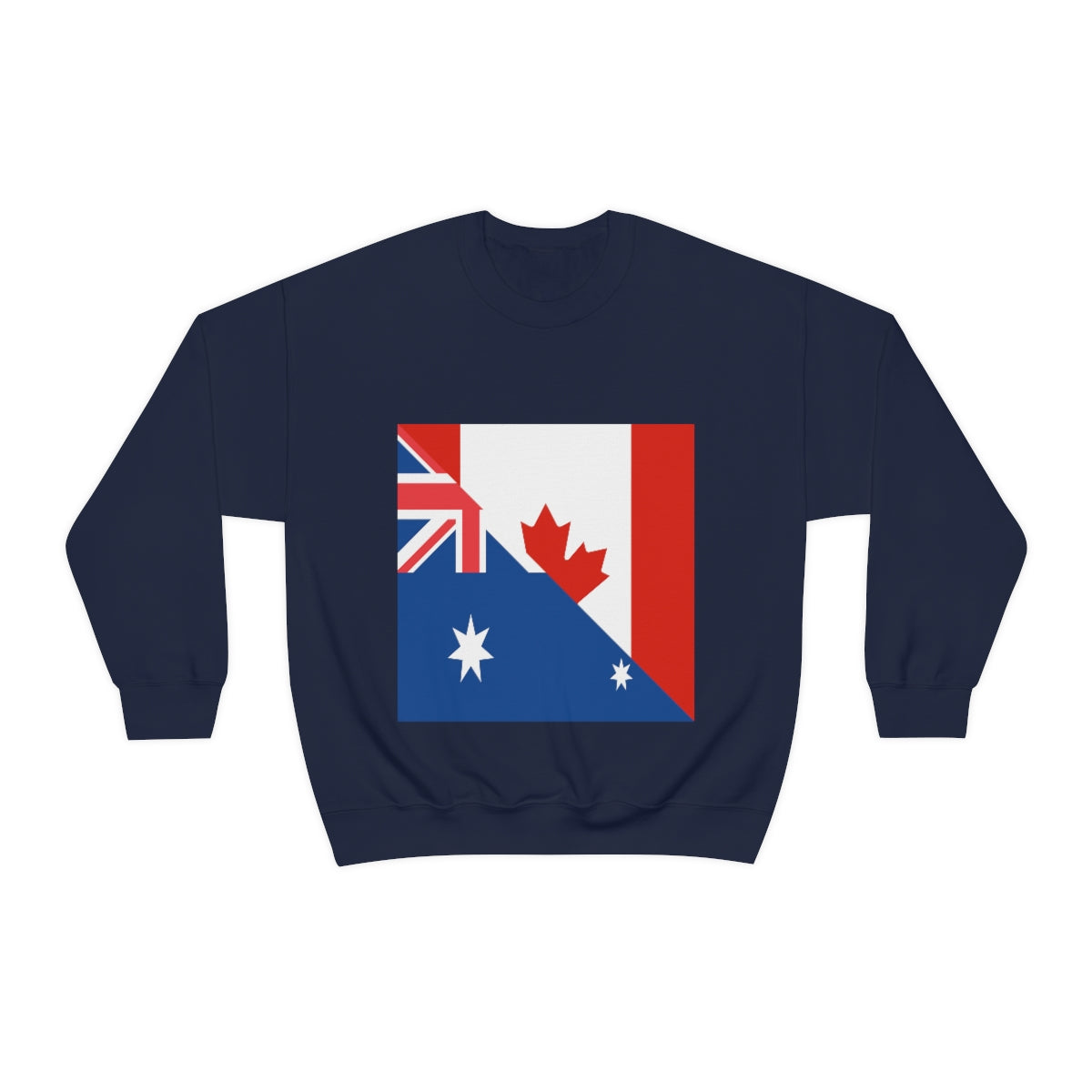 Australian Canadian Flag Sweatshirt | Unisex Australia Canada Apparel