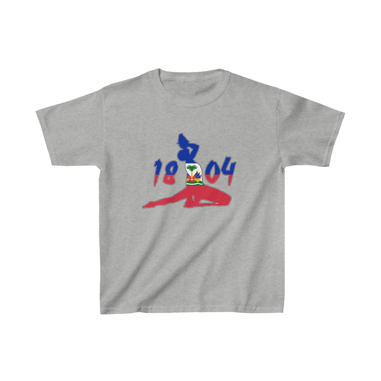 Kids Neg Mawon 1804 Haitian Flag Black Maroon Haiti Independence T-Shirt | Unisex Tee Shirt