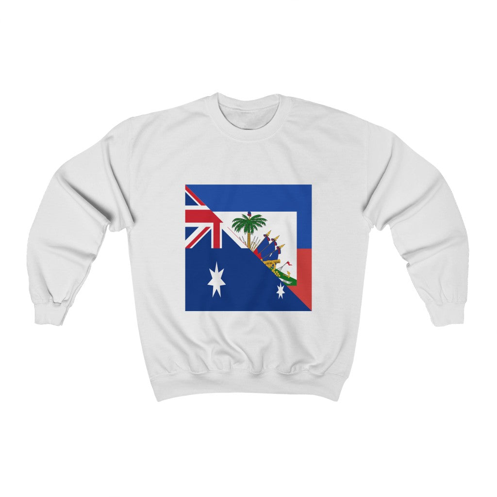 Australian Haitian Flag Sweatshirt | Unisex Australia Haiti Apparel