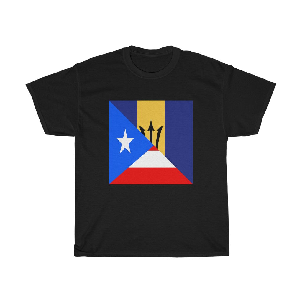 Puerto Rico Barbados Flag Shirt | PR Bajan Tee