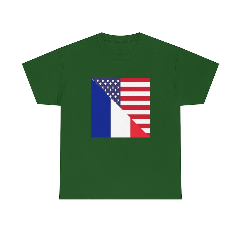 France American Flag T-Shirt | Unisex French Men Women Tee