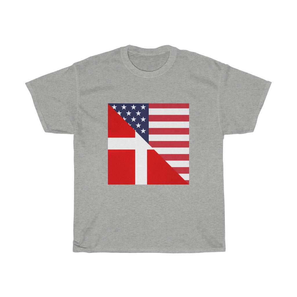 Denmark American Flag Tee | Unisex Danish Danes Men Women Shirt