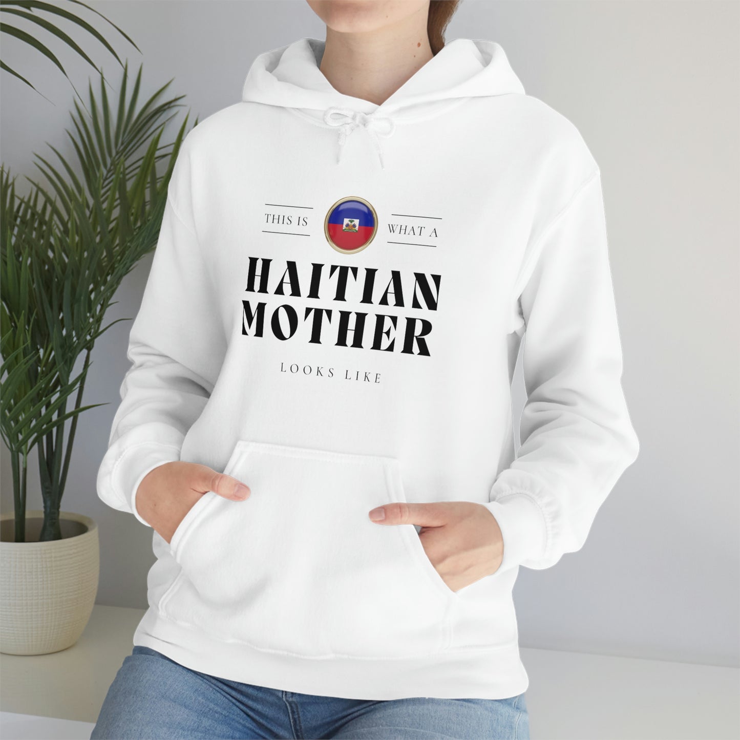 Haitian Mother Looks Like Mothers Day Haiti Hoodie | Unisex Pullover Hooded Sweatshirt