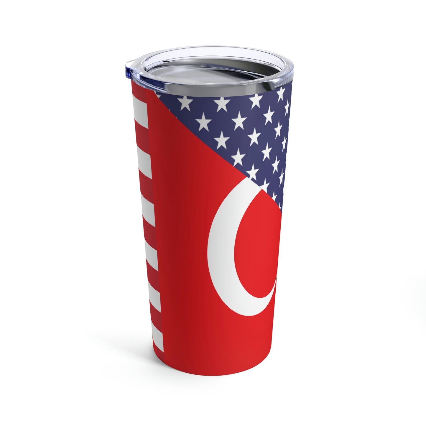Turkey American Flag Half Turkish USA Tumbler 20oz
