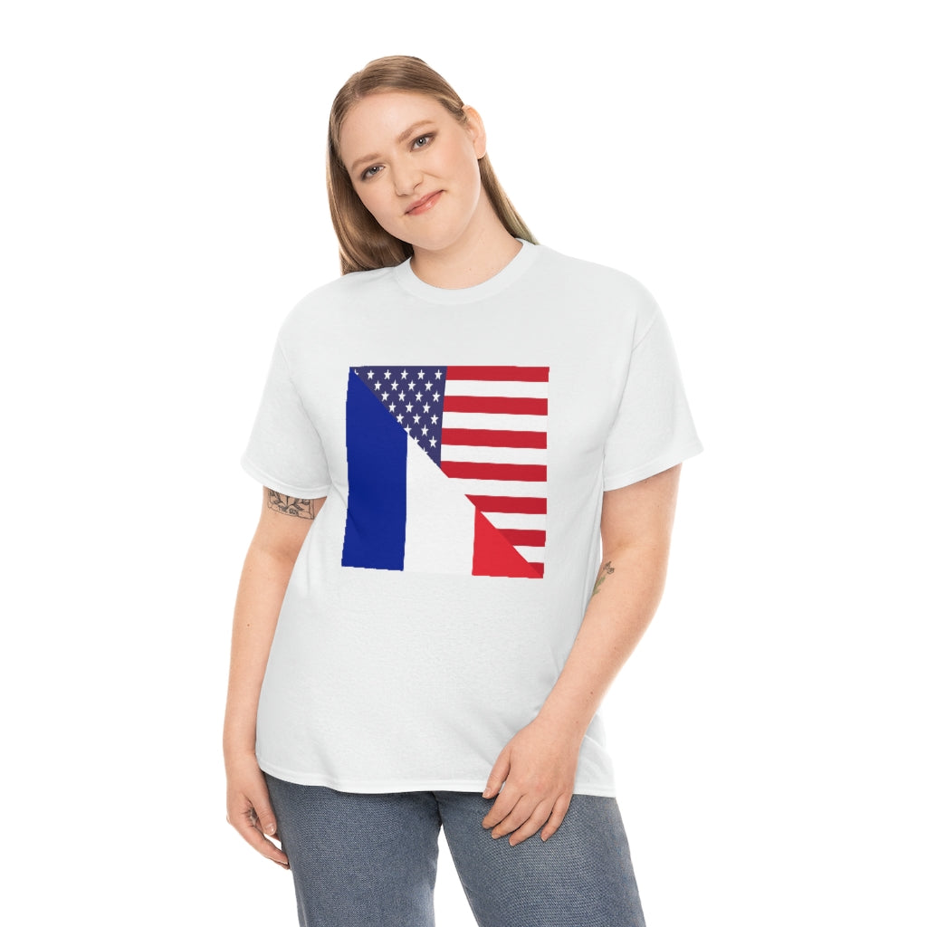 France American Flag T-Shirt | Unisex French Men Women Tee