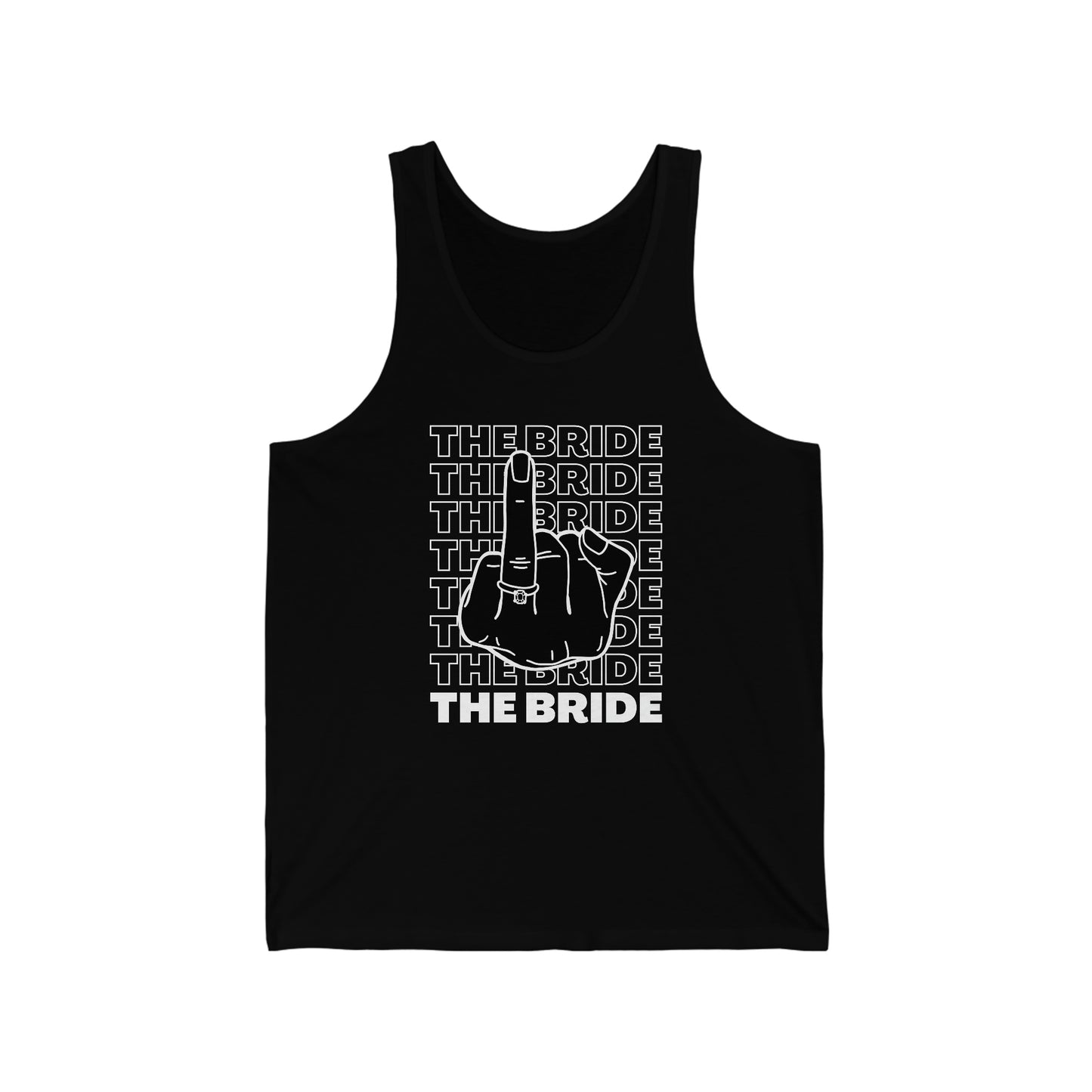 Bride Bridal Shower Fiance Bachelorette Gift Unisex Tank Top