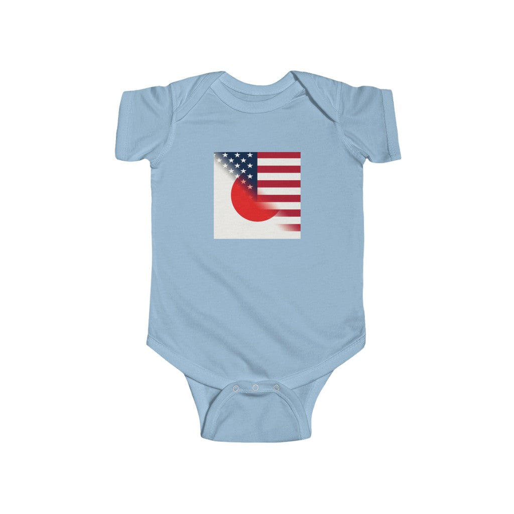 Baby Japan America Flag | USA Half Japanese Boy Girl