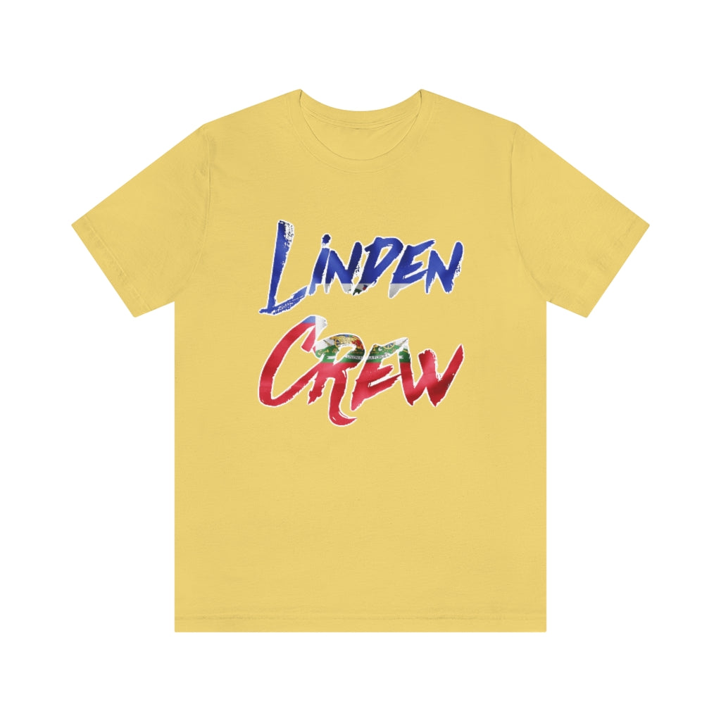 Linden Crew Softstyle Haitian Flag T-Shirt