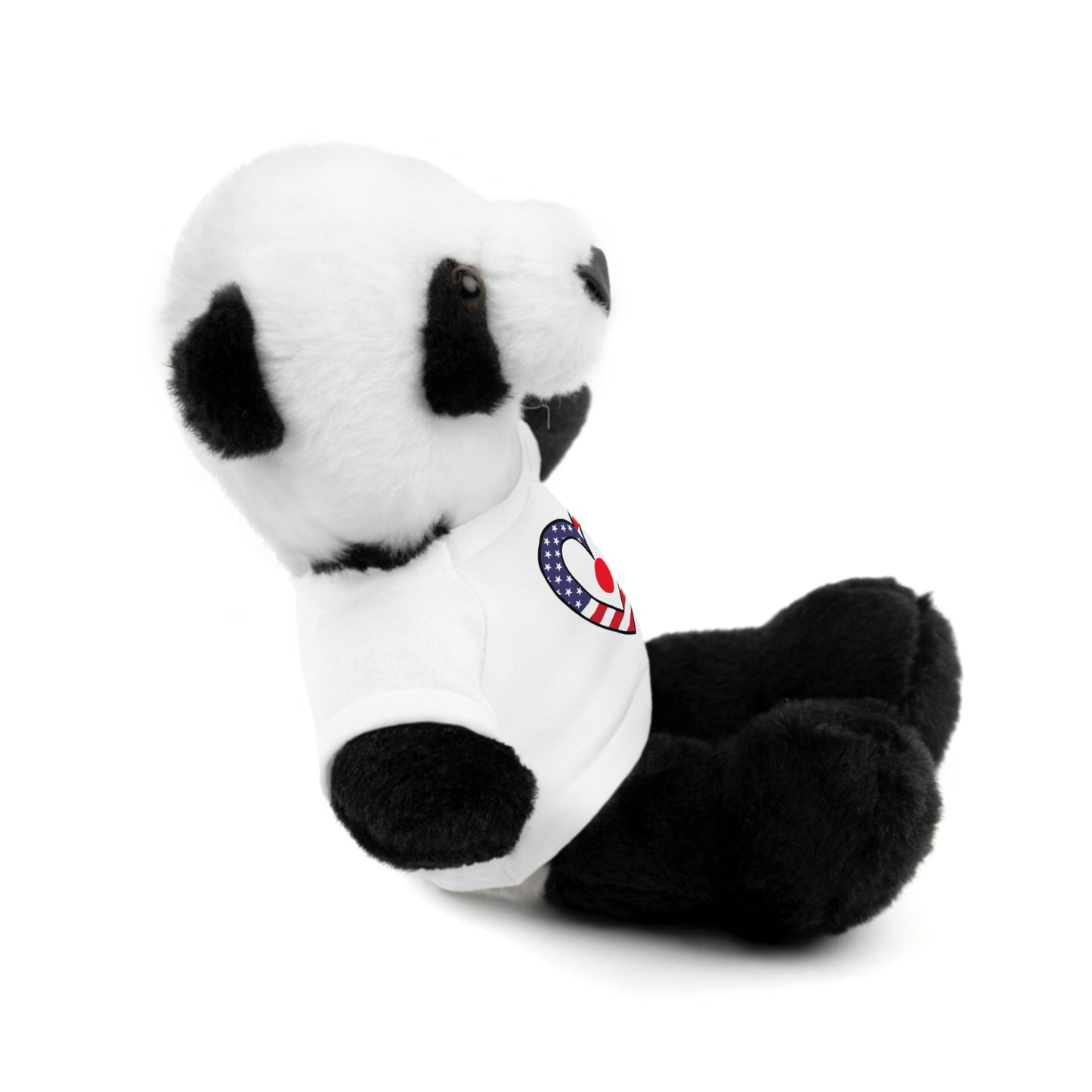 Japanese American Valentines Day Gift Stuffed Animal | Japan USA Flag Toy