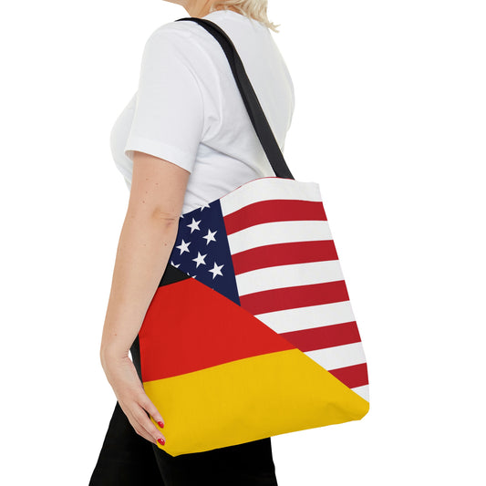 German American Flag Germany USA Tote Bag | Shoulder Bag