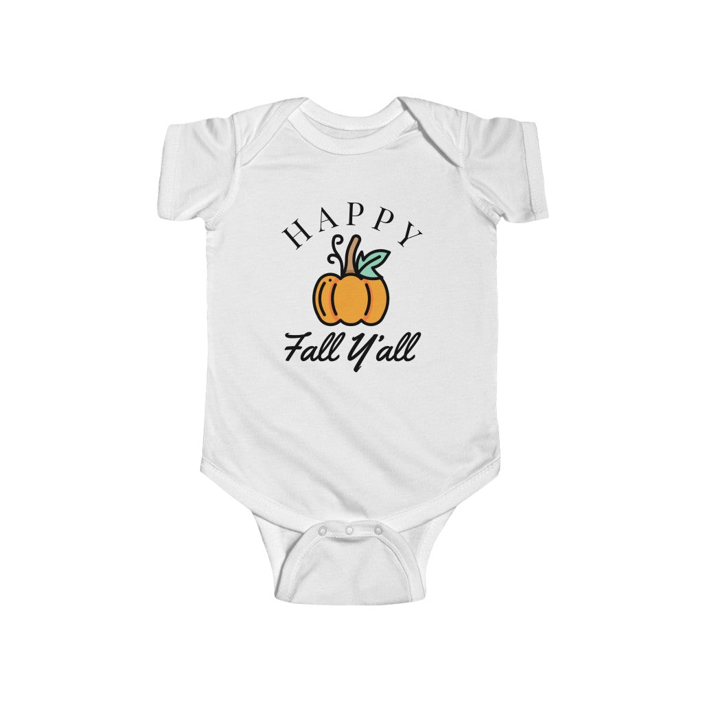 Happy Fall Y’all | Hello Pumpkin Newborn | Baby Boy Girl Autumn Leaves