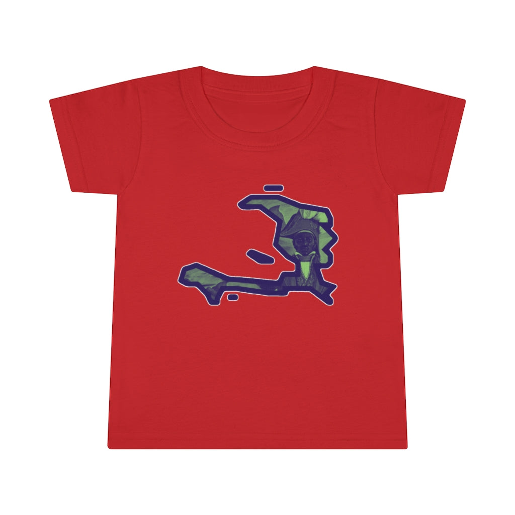 Toddler Jean Jacques Dessalines Island T-Shirt | Unisex Haiti Ayiti Haitian Clothing