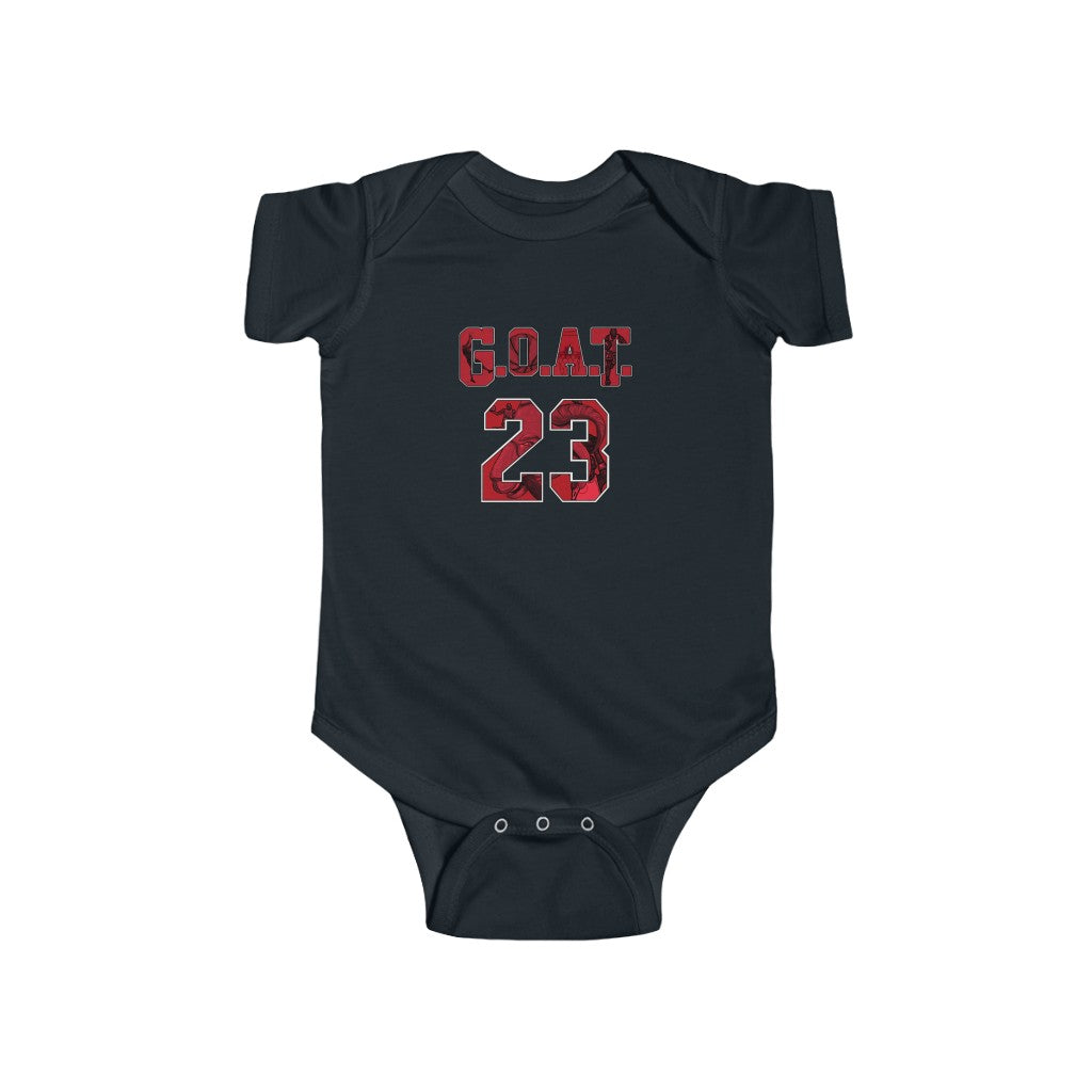 G.O.A.T. 23 Baby Bodysuit | Chicago GOAT Basketball Champion Boy Girl