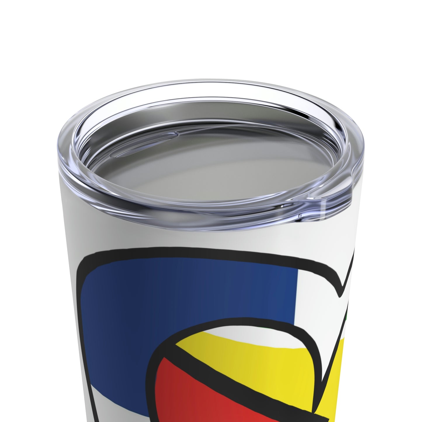 Dominican Republic Guyana Flag Heart Valentines Day Gift Guyanese Tumbler 20oz