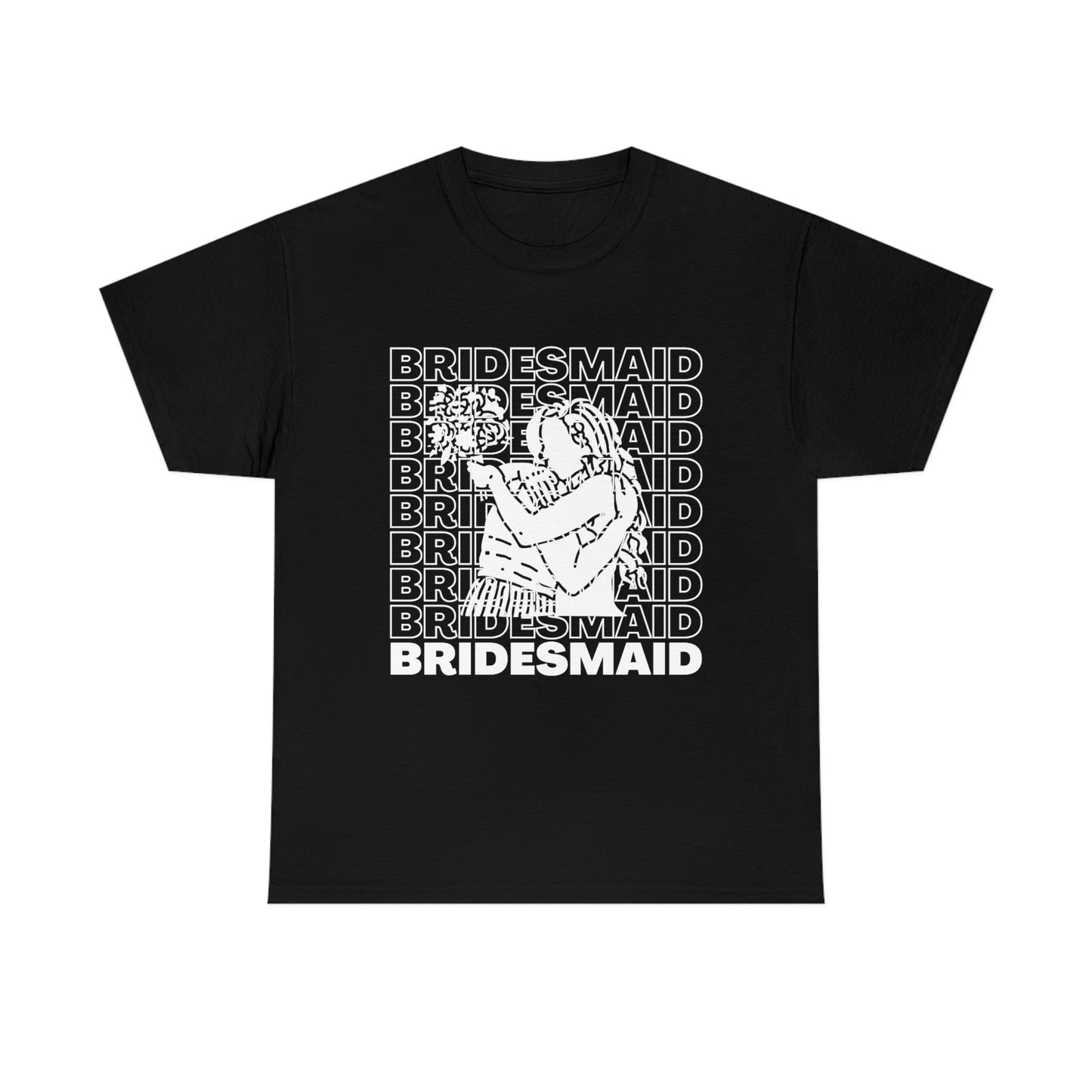 Bridesmaids Bridal Shower Bachelorette Gift T-Shirt | Unisex Tee Shirt