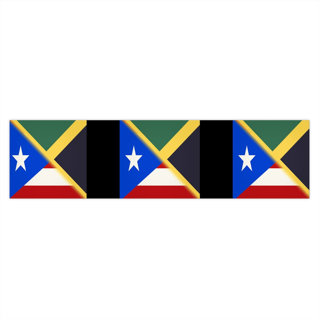 Jamaican Puerto Rican Bumper Stickers | PR Jamaica Sticker