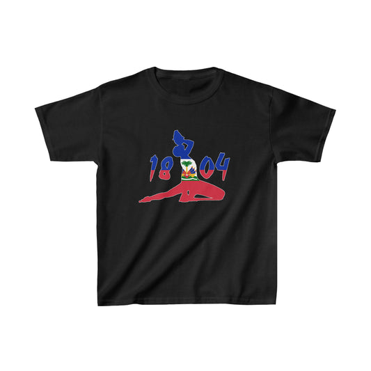 Kids Neg Mawon 1804 Haitian Flag Black Maroon Haiti Independence T-Shirt | Unisex Tee Shirt